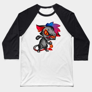 rocker cat Baseball T-Shirt